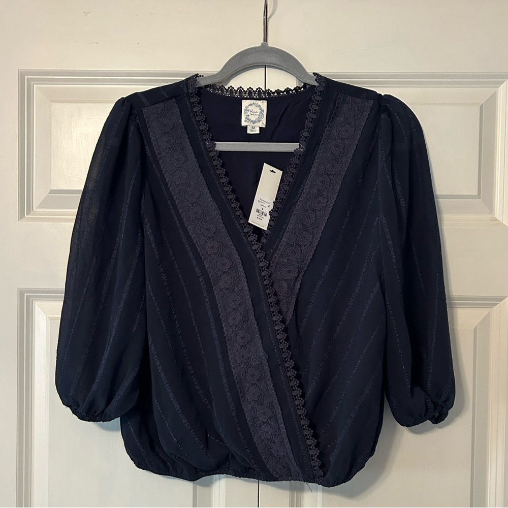 NWT Women’s Navy Blouse